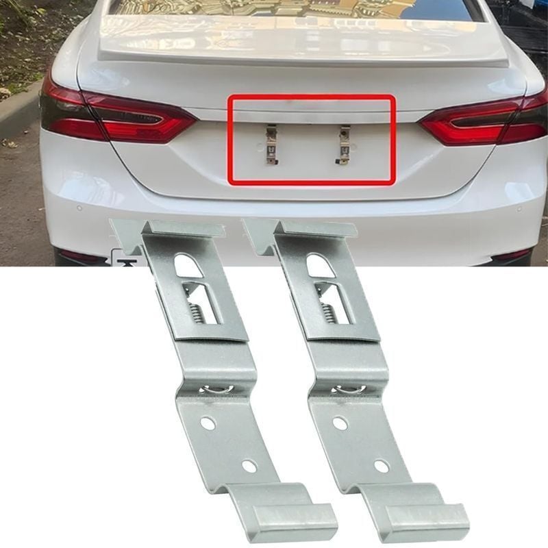 Image of 2er-Pack Kennzeichenhalter - Universal-Kennzeichenhalter für Autoanhänger - Kennzeichenabdeckung