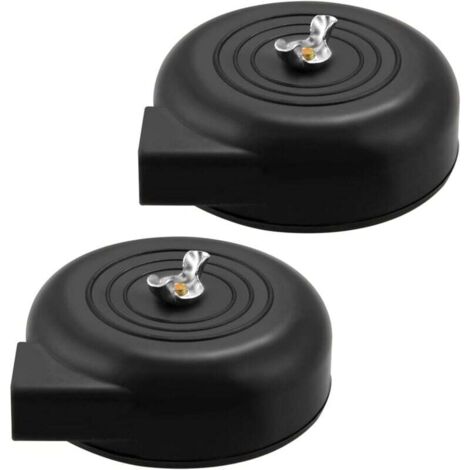 2er-Pack Luftfilter – 20 mm Gewinde – für Luftkompressor – Schwarz
