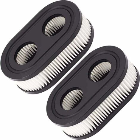 2er-Pack Luftfilter 593260 798452 334404 Rasenmäher-Ersatzfilter für Motoren der Serie 550E 500EX 550EX 625 575EX Rasenmäherzubehör FLITI