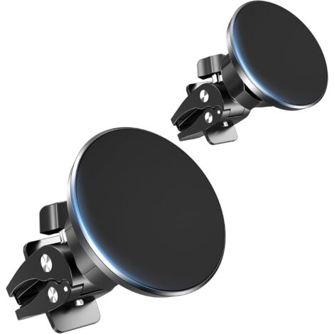 2er-Pack magnetische Auto-Handyhalterung, 360-Grad-Drehung fürs Auto, Auto-Handymagnet, magnetische Auto-Handyhalterung, kompatibel mit Mag-Safe und iPhone 16, 15, 14, 13, 12
