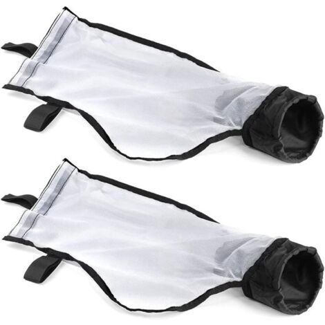 2er-Pack Nylon-Netz-Pool-Reinigungsbeutel mit Allzweck-Reißverschluss, Ersatzteile für Polaris 360 380 Pool-Reiniger