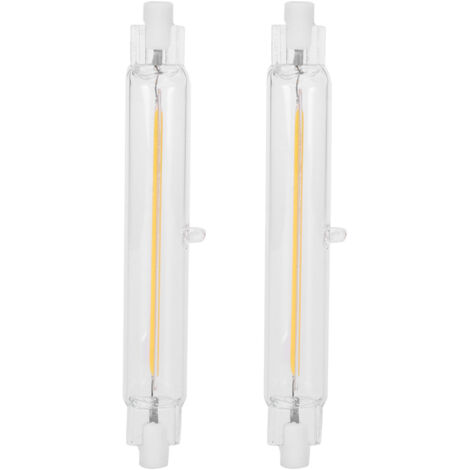 2er-Pack R7S COB 15W Doppelsockel 118mm Glühbirne, Projektorzubehör, Warmweiß 3000K, 220V