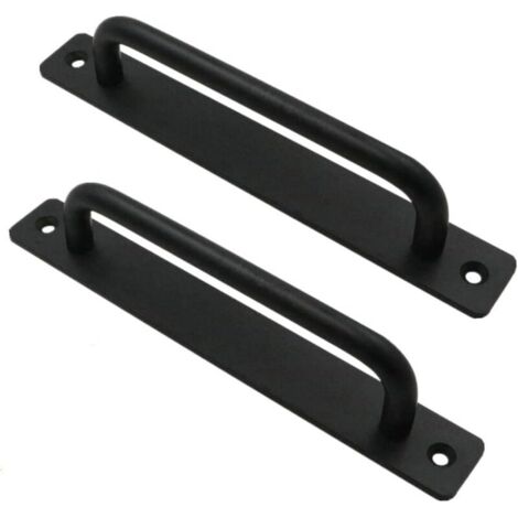 2er-Pack Schiebetürgriffe aus Aluminiumlegierung, Hochleistungsgriffe, Schranktürgriffe, Schubladenknöpfe, Schwarz, 212 cm