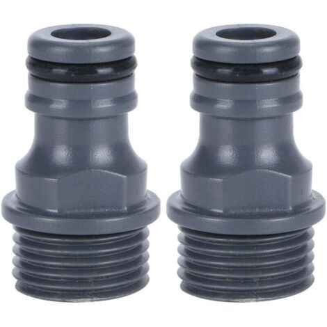 (2er-Pack) Schnellkupplungs-Gartenschlauchanschluss (männlich), PVC-Wasserschlauchverbinder, Wasserhahnadapter, Gartenbewässerungsmaschine