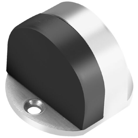 2er-Pack selbstklebende Türstopper aus Edelstahl, bodenmontierter Türstopper mit Schrauben und selbstklebenden Pads für Zuhause und Büro