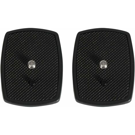 2er-Pack Stativ-Schnellwechselplatten, Kamera-Schnellwechselplatten, Schnellwechselplattenadapter, mit Standard-1/4-Zoll-Schraube, mit Ring, für Sony VCT-D580RM VCT-D680RM VCT-R640