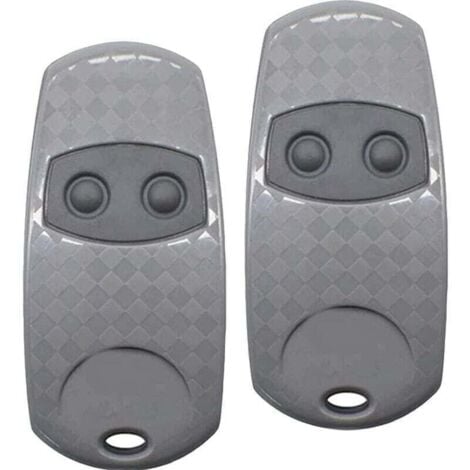 ZOLGINAH 2er-Pack TOP432EE Autotürschlüssel, 2 Tasten, Universalfernbedienung, kompatibel mit CAME TOP-432EE, TOP-432EV, TOP-432NA, TOP-432SA
