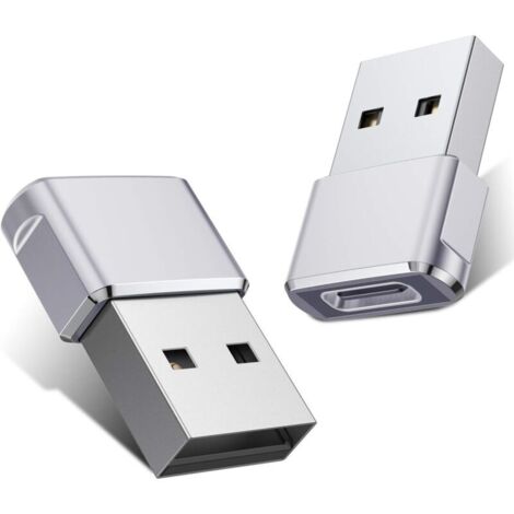 2er-Pack USB-Adapter, Typ-A-Ladekabel kompatibel mit iPhone Pro Max
