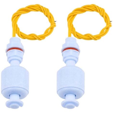 2er-Pack Wasserstandssensoren, Schwimmer für Hydrokultur, Gartenbau, Aquarium, Schwimmbad – 10 W, 52 mm