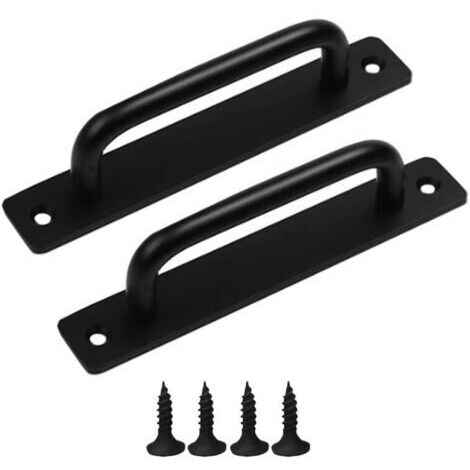 2er-Set Aluminium-Schiebetürgriffe für Schranktüren, Balkontürgriff mit Schrauben, für Schranktüren (210 x 25 m)