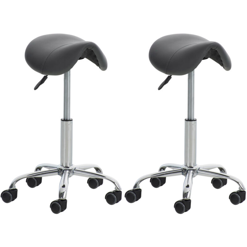 CLP - 2er Set Arbeitshocker Reno Kunstleder