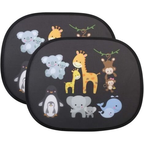 2er-Set Auto-Sonnenschutz für Babys, Sunmostar, PVC, Multicolor