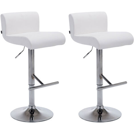 2er Set Barhocker California weiß