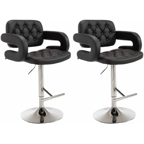 2er Set Barhocker Dublin schwarz