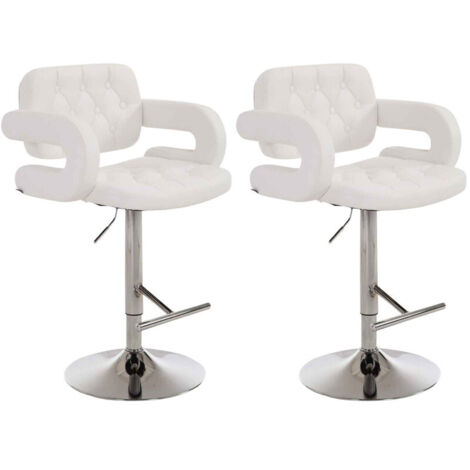 2er Set Barhocker Dublin weiß