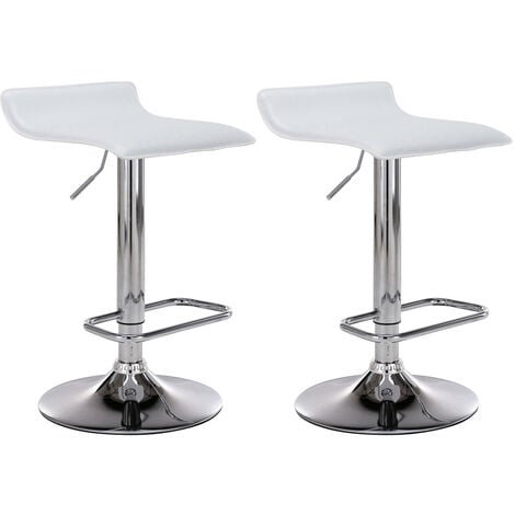 2er Set Barhocker Dyn weiß