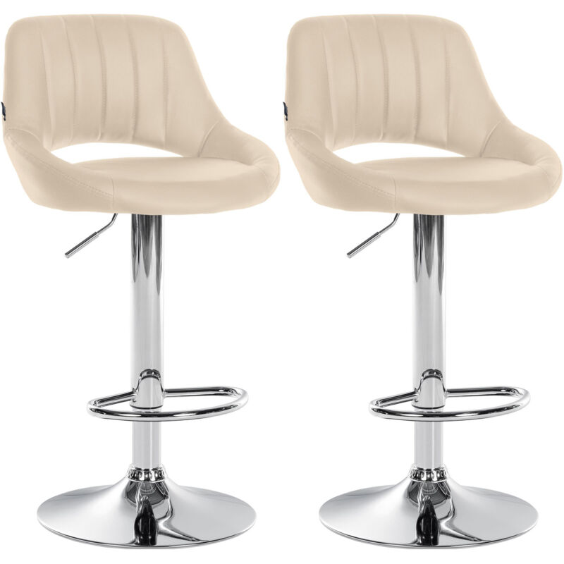 CLP - 2er Set Barhocker Milet Kunstleder c
