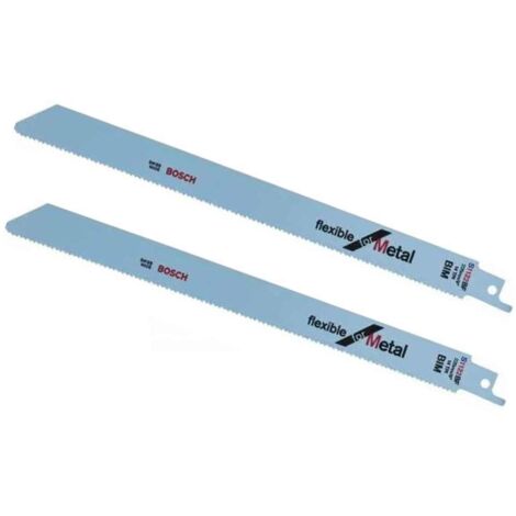 2er-Set BOSCH S1122bf Mehrzweck-Schneidklingen für dicke Bleche BOSCH