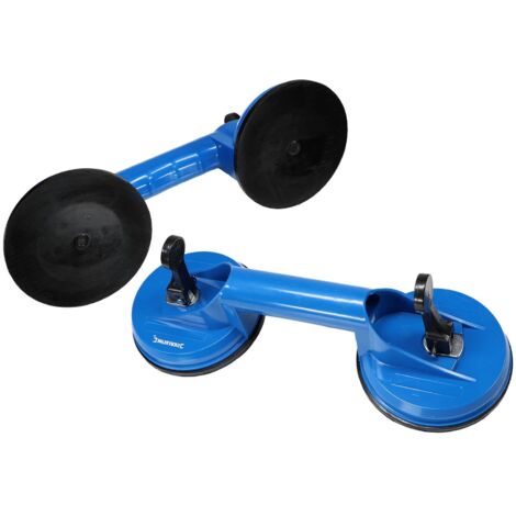 2er Set Doppelsaugheber Vakuum Sauggriff bis 70 kg 2-fach Saugheber