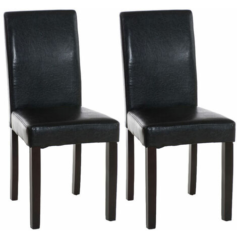2er Set Esszimmerstuhl Ina dunkelbraun