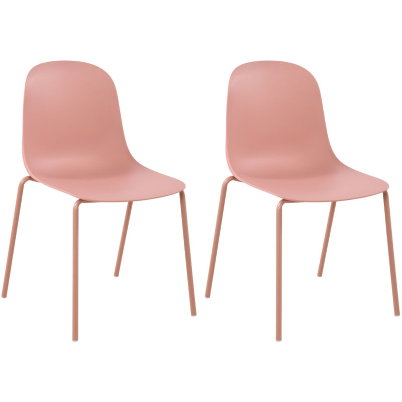 Clp 2er Set Gartenstuhl Hardin Pink
