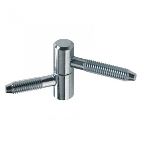 2er Set HETTICH Einschraubdübel, Stahl verzinkt, H.39 x B.13 mm HETTICH