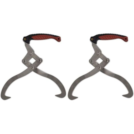 2er Set Holzgreifer mit TPR-Griff