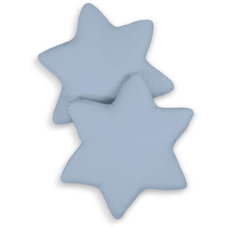2er-Set Kissen - schmutziges Blau