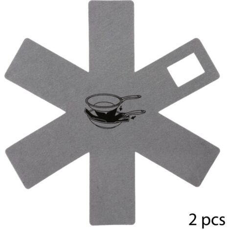 2er-set kratzschutz aus grauem filz - 5five