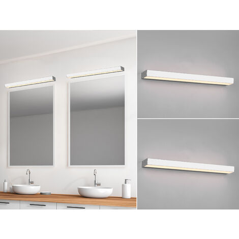 2er SET LED Badezimmer Wandleuchten Up-Down Chrom, Breite 60cm
