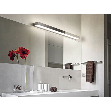 2er SET LED Badezimmer Wandleuchten Up-Down Chrom, Breite 90cm