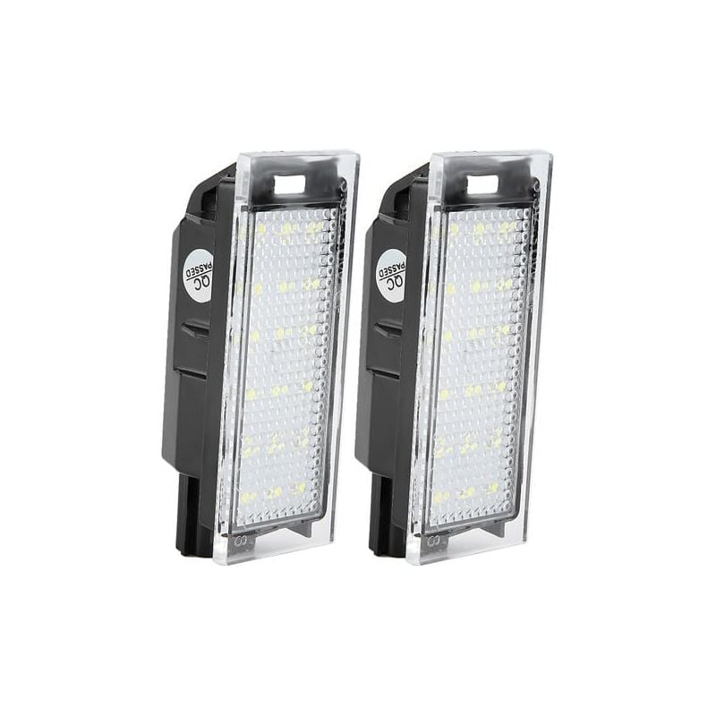 Image of Jalleria - 2er-Set LED-Kennzeichenleuchten für Twingo/Clio/Megane/Lagane