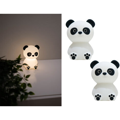 2er Set LED Nachtlichter, per USB aufladbar, dimmbar, mit Timer
