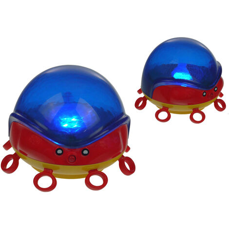 2er Set LED Nachtlichter - projiziert bunte Wellen ins Kinderzimmer