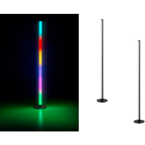 2er Set LED Stehleuchten mit Fernbedienung, RGB & Sound Control - H 115cm
