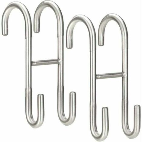 2er-Set leichte Duschkabinen-Wandhaken, Duschtürhaken für Glasbadezimmer