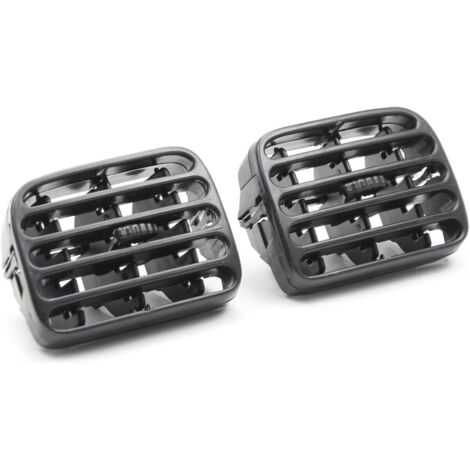 (2er-Set) Lüftungsgitter für das Armaturenbrett vorne links und rechts, kompatibel mit Renault Clio II und Thalia I, OEM: 7702258375, 7702258279