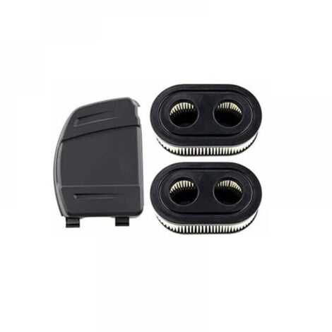 2er-Set Luftfilter mit Luftfilterabdeckung für Briggs & Stratton 550E, 575EX, 575IS, 625EXI, 650EXI, 675EXI, 675IS Motoren, ersetzt Teile 594106, 798339, 798452, 593260.