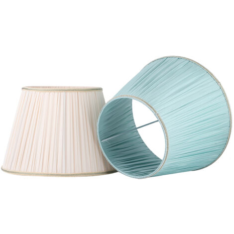 2er-Set moderne Stofflampenschirme E27 für Schreibtischlampen im Wohnzimmer und Schlafzimmer