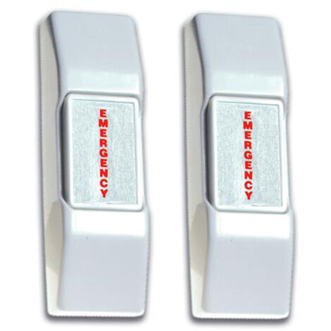 2er Set Panikschalter NC-& NO-Anschluss, Kontakt off/on, Sicherheitstechnik