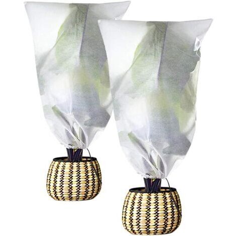 2er-Set Pflanzenhauben Frostschutz 23,6 x 31,5 cm