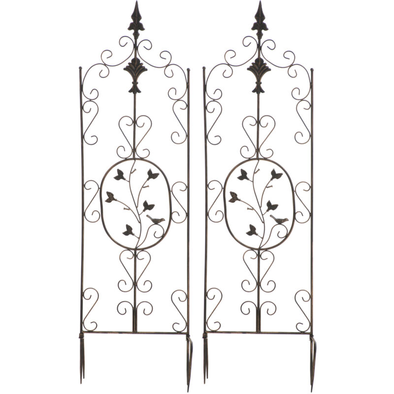 Clp 2er Set Rankgitter Burgus Bronze