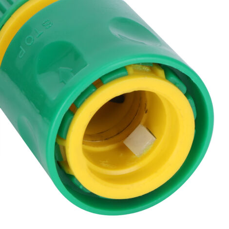 2er-Set Schnellkupplungen für G1/2-Schläuche – Schwarzes ABS – Sprüh- und Bewässerungsanlagen für Garten, Waschen und Reinigen