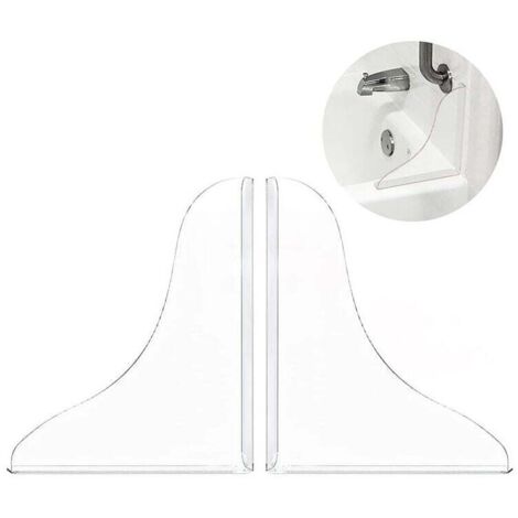 2er-Set selbstklebender Badewannen-Spritzschutz