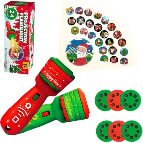2er-Set Story-Projektor-Taschenlampen für Kinder, Weihnachtsspielzeug, Taschenprojektorlampe für Kinder