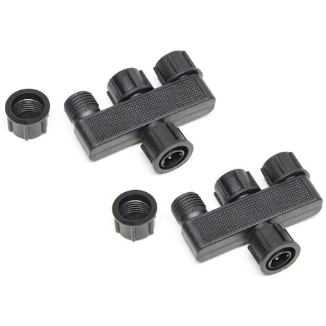2er-Set Stromverteiler für 12V-System Zubehör für Stableuchten Serie Amalfi IP44