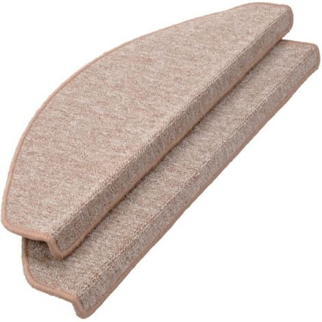 2er-Set Stufenmatten Treppenschoner Treppenschutz Treppenmatten Schmutzfangmatte - beige