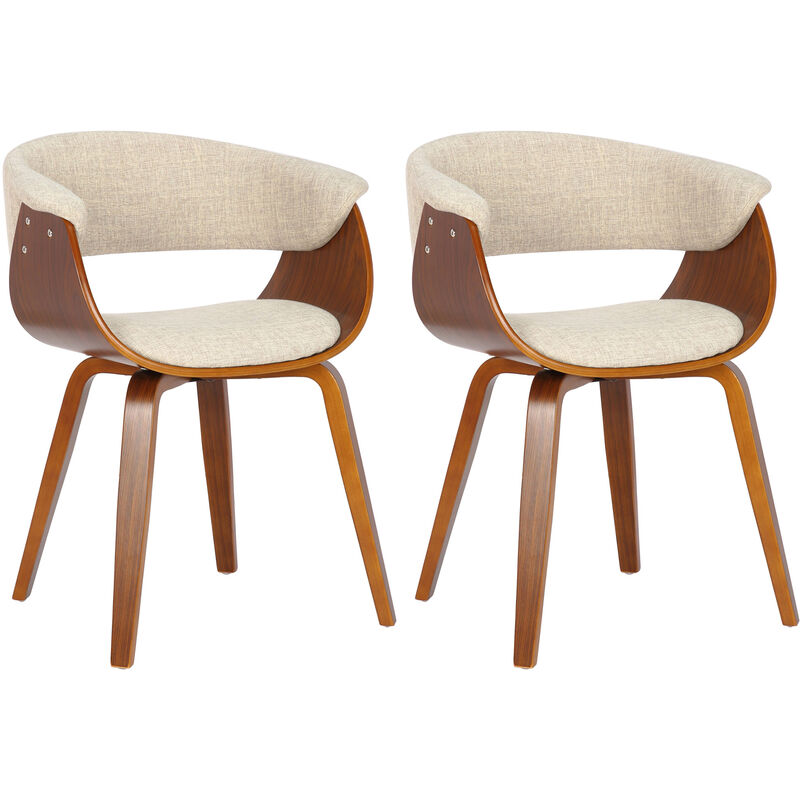 2er Set Stühle Bruce Stoff