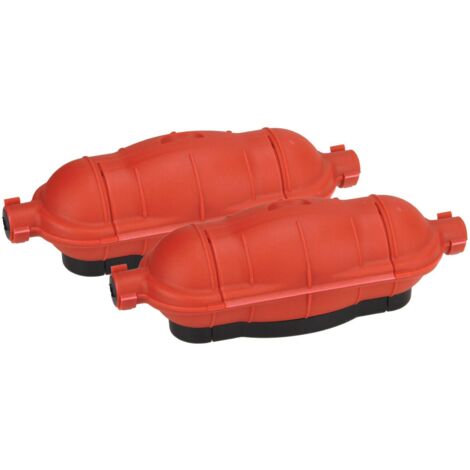 2er Set Verlängerungskabel Schutzbox Sicherheitsbox IP44 Garten Kabel Safe-Box