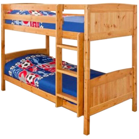 2ft6 Shorty Wooden Bunk Bed in Grey